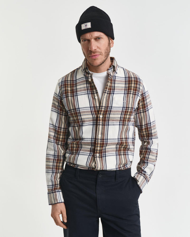 Reg Windblown Flannel Check Shirt