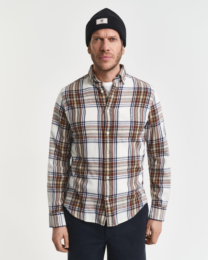 Reg Windblown Flannel Check Shirt