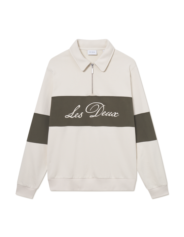 CORY ZIPPER RUGBY SWEATSHIRT