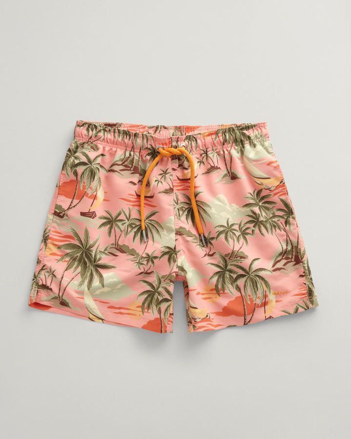 HAWAII PRINT SWIM SHORTS