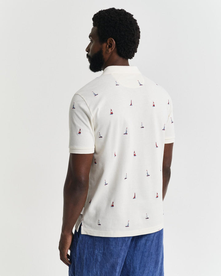 EMBROIDERED GRAPHIC POLO
