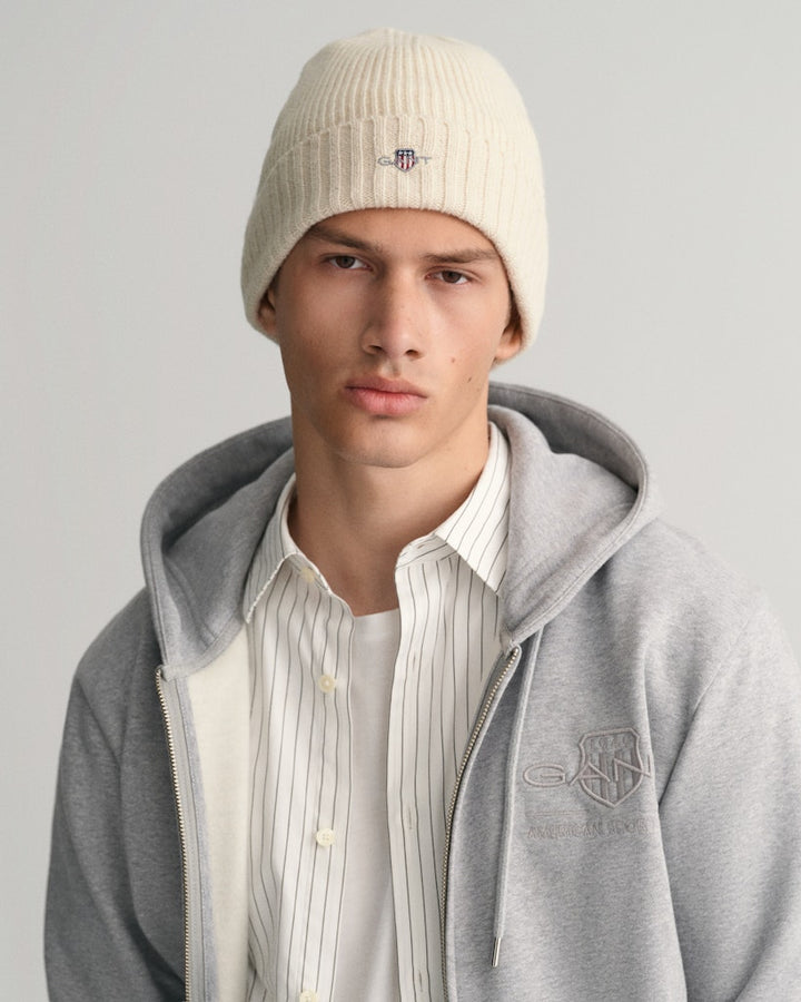 UNISEX SHIELD WOOL BEANIE