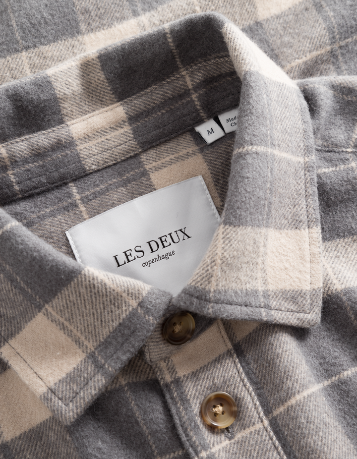 LENNON FLANNEL CHECK OVERSHIRT