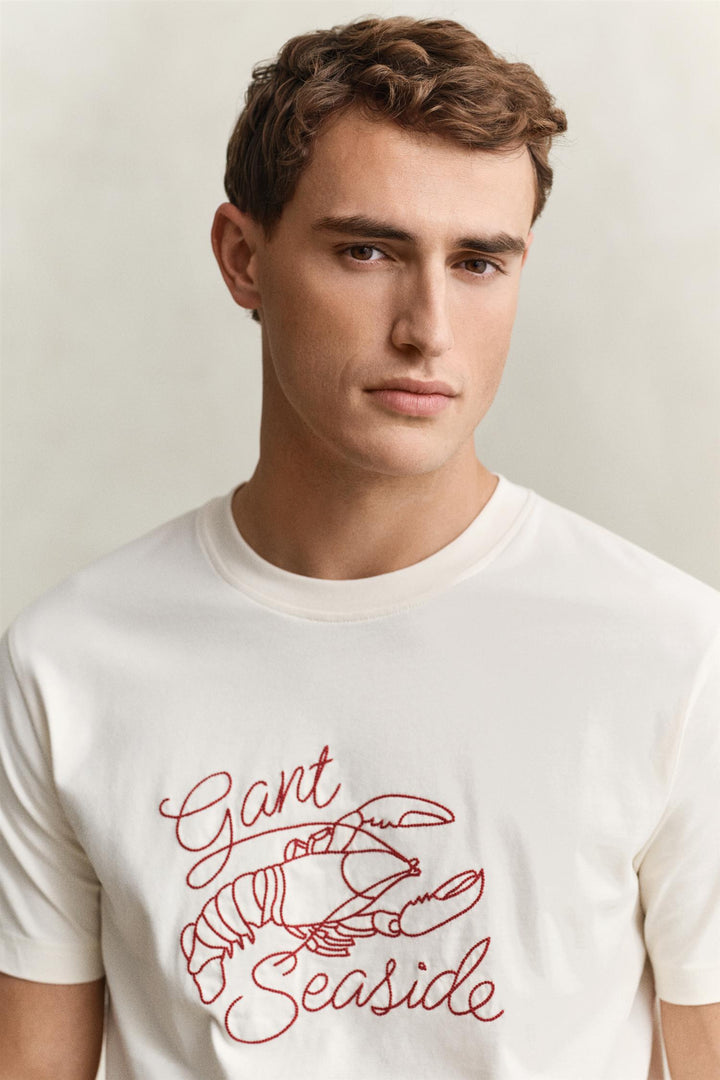 EMBROIDERED SS SHIRT