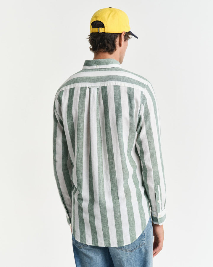 REG COTTON LINEN BOLD STRIPE
