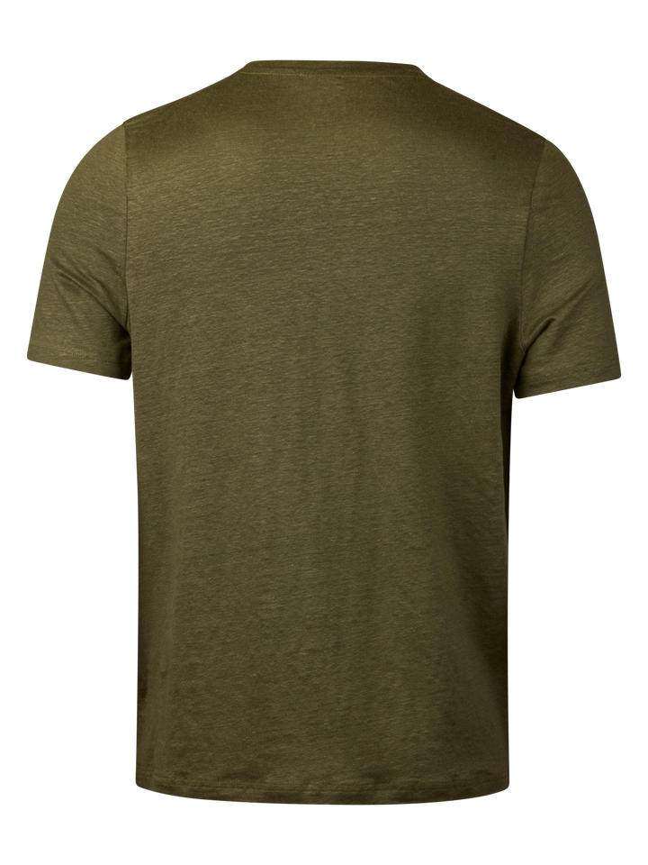 T-SHIRT CREW NECK LINEN STRETCH