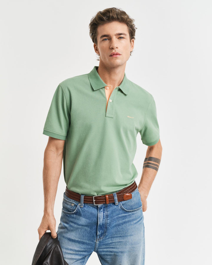 REG CONTRAST PIQUE SS POLO