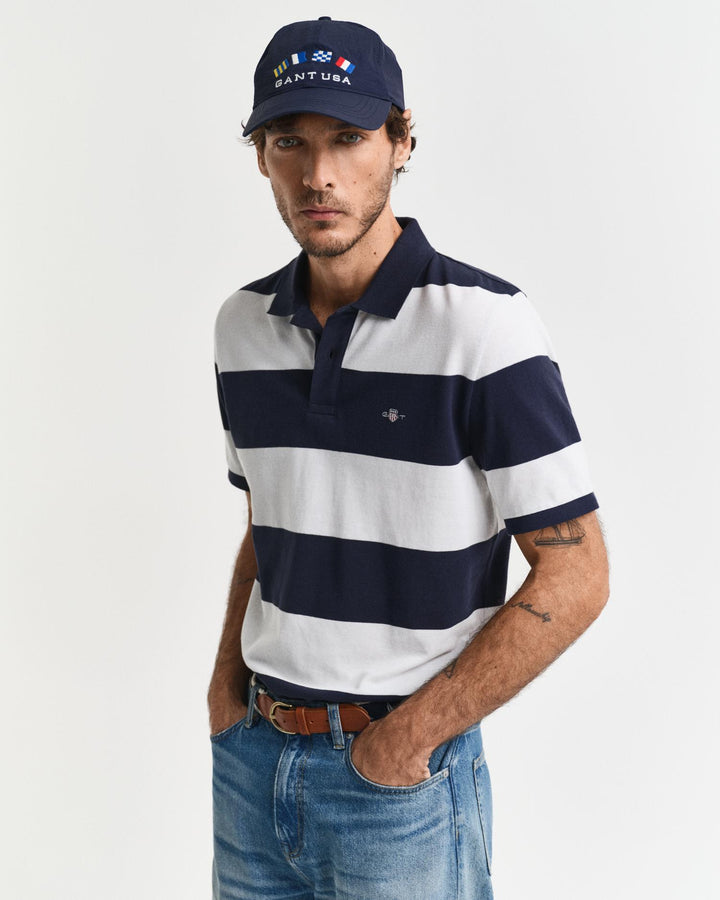 BLOCK STRIPE POLO