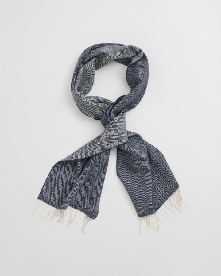WOOL HARRINGBONE SCARF