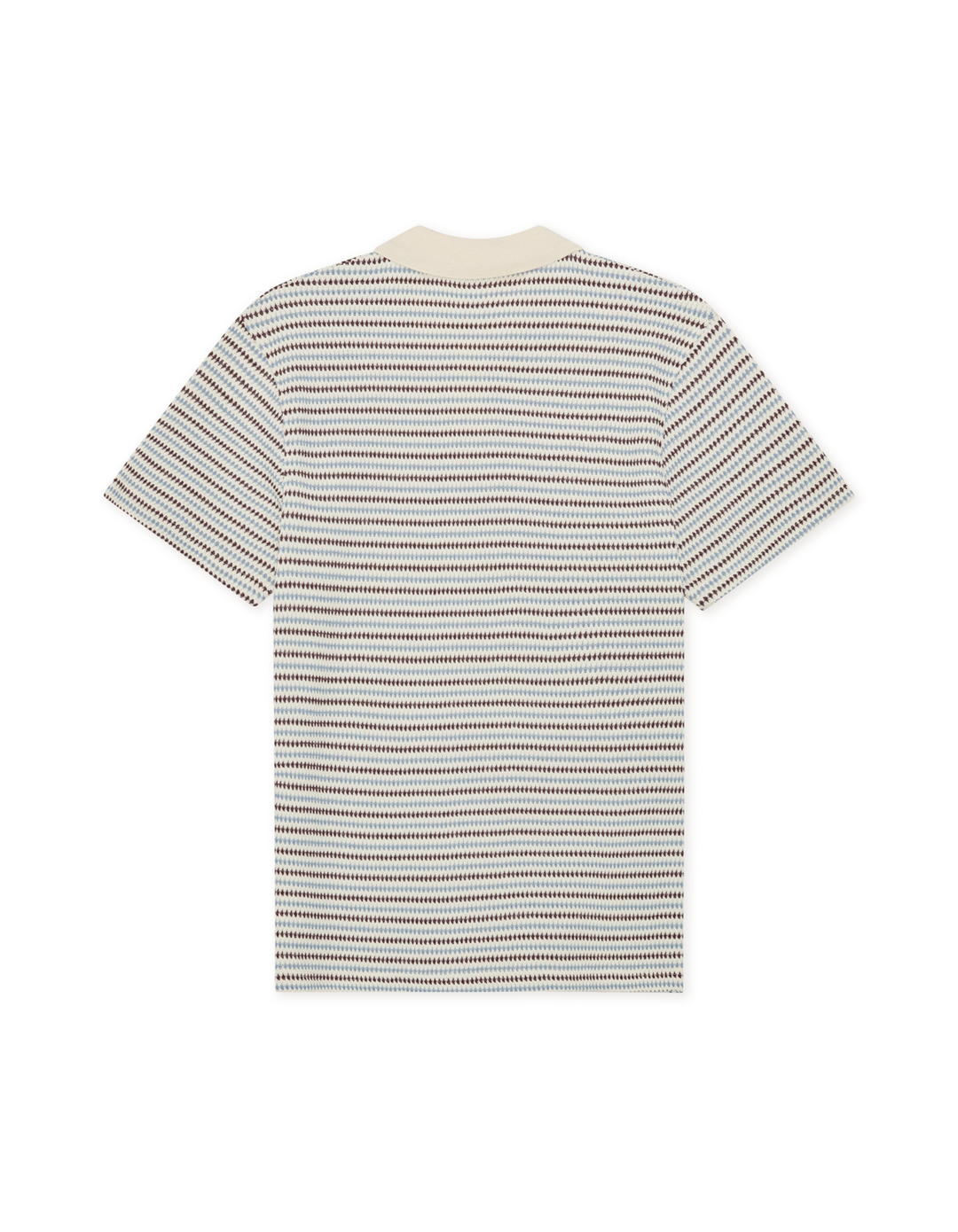 KNITTED STRIPE POLO