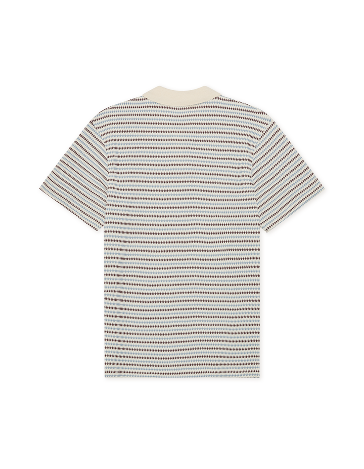KNITTED STRIPE POLO