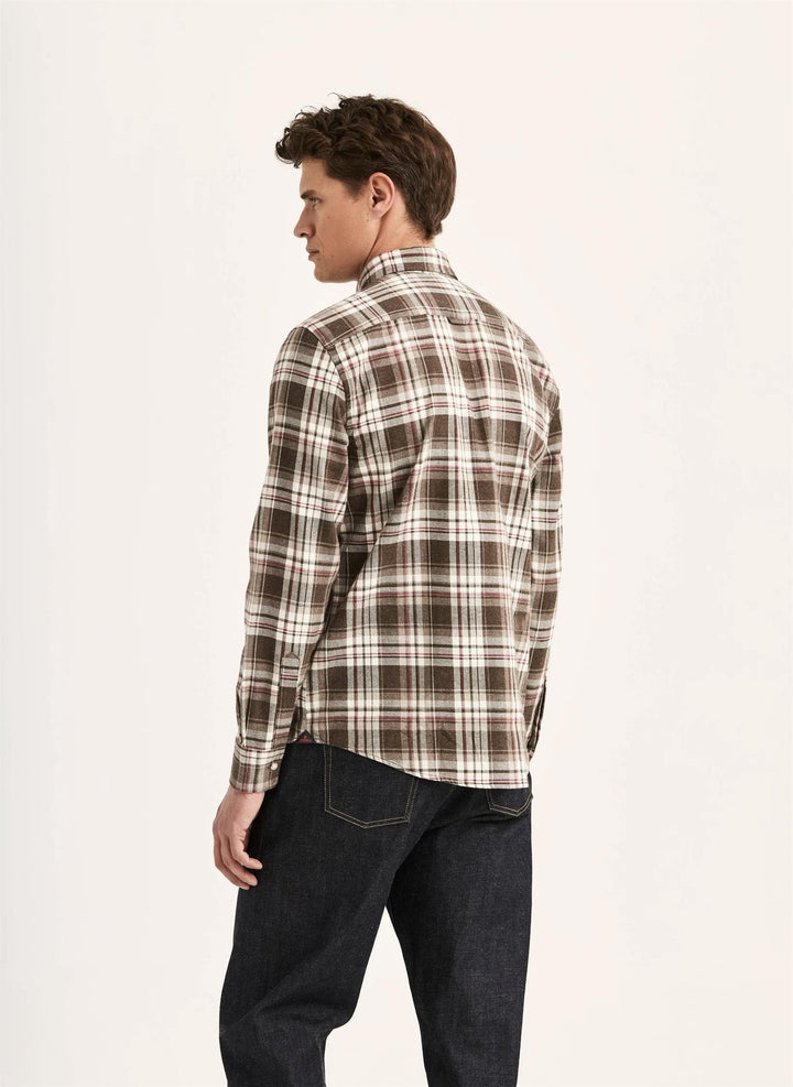 HAPPY FLANNEL CHECK SHIRT-CLASSIK FIT