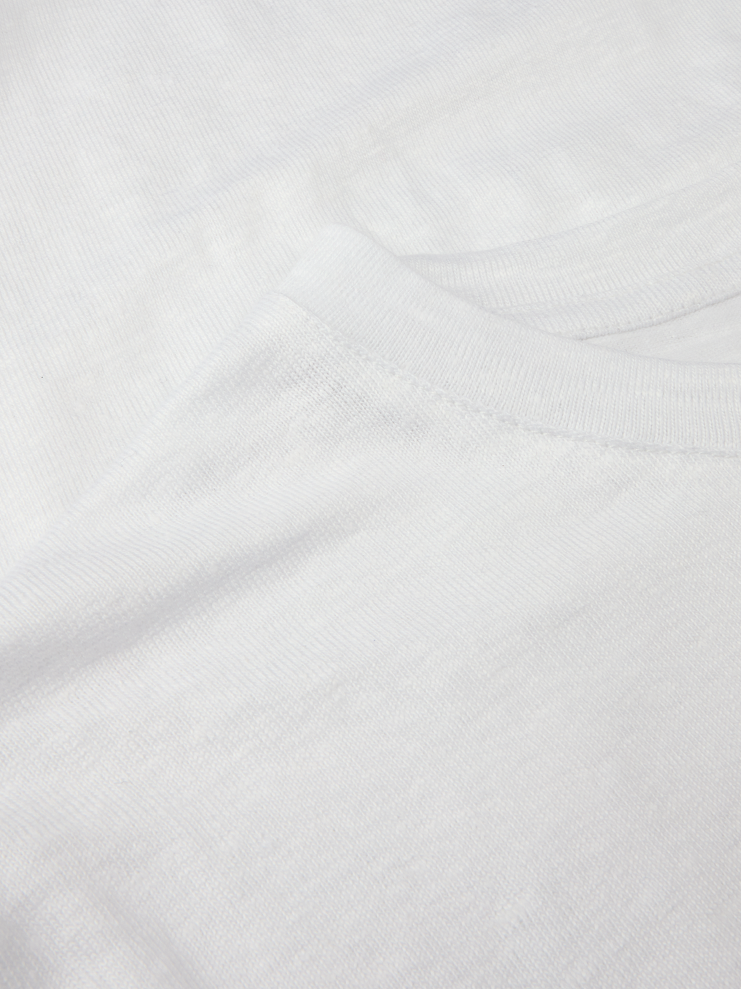 T-SHIRT CREW NECK LINEN STRETCH