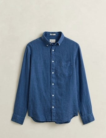 REG GANT DYED LIEN SHIRT