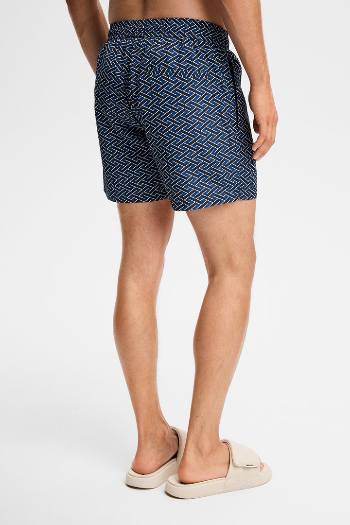 BANKER LADDER PRINT SHORTS