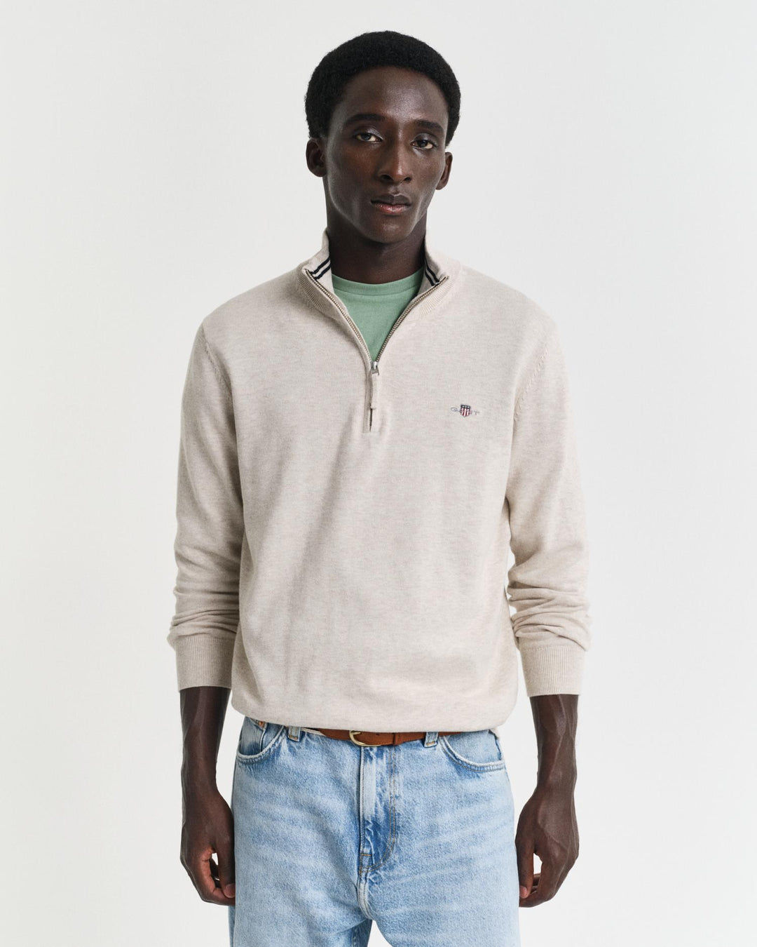 CLASSIC COTTON HALF ZIP