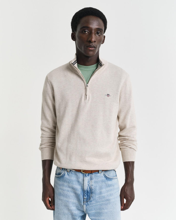 CLASSIC COTTON HALF ZIP