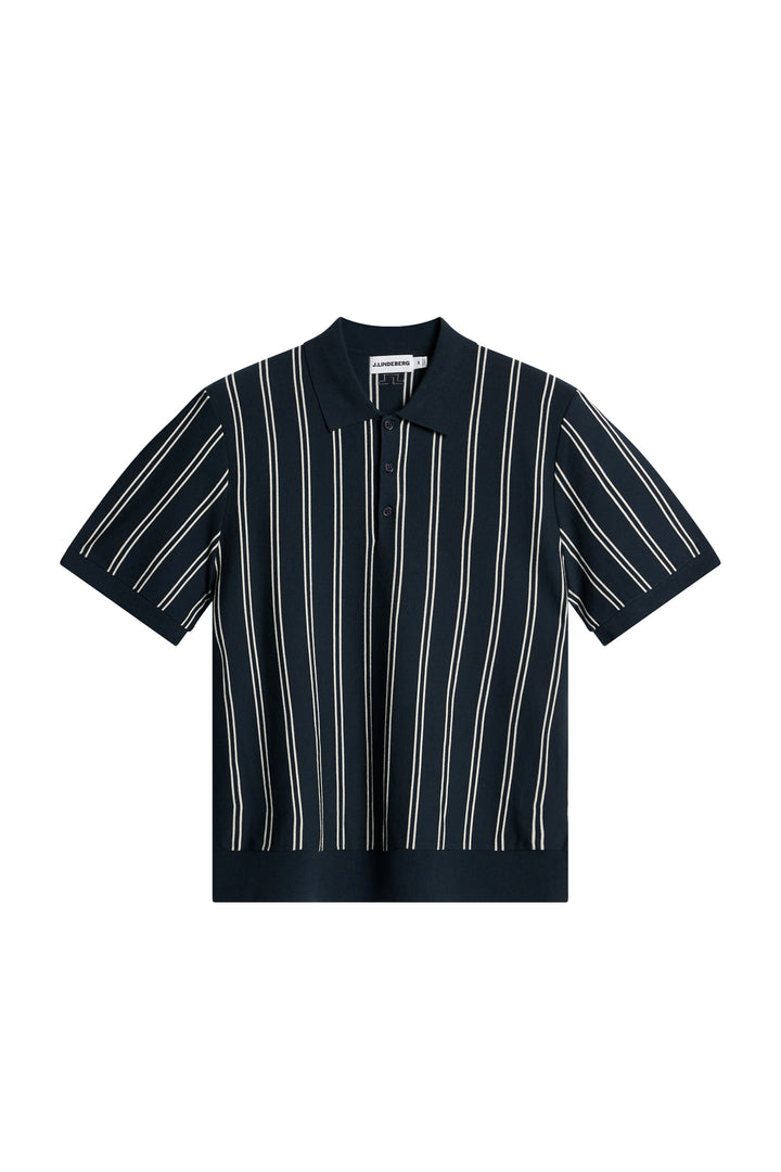 REYMOND STRIPE KNIT POLO
