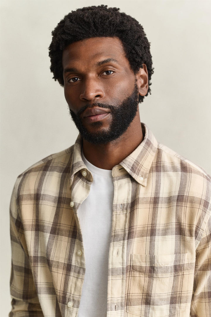 REG WINNDBLOWN FLANNEL CHECK SHIRT