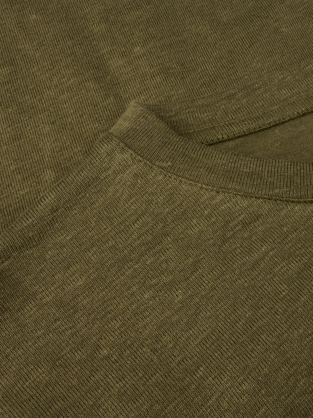 T-SHIRT CREW NECK LINEN STRETCH