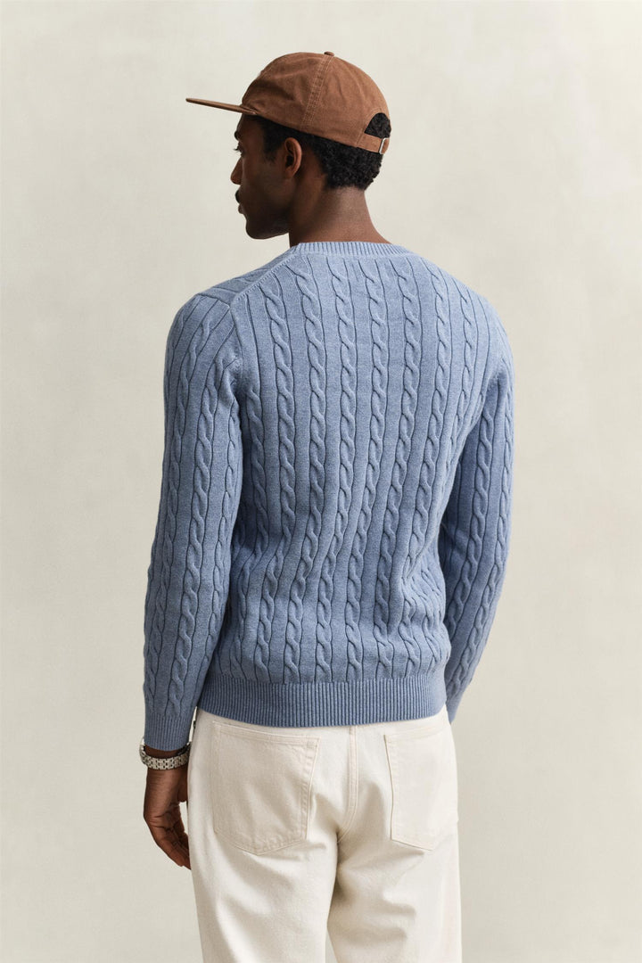 COTTON CABLE C- NECK