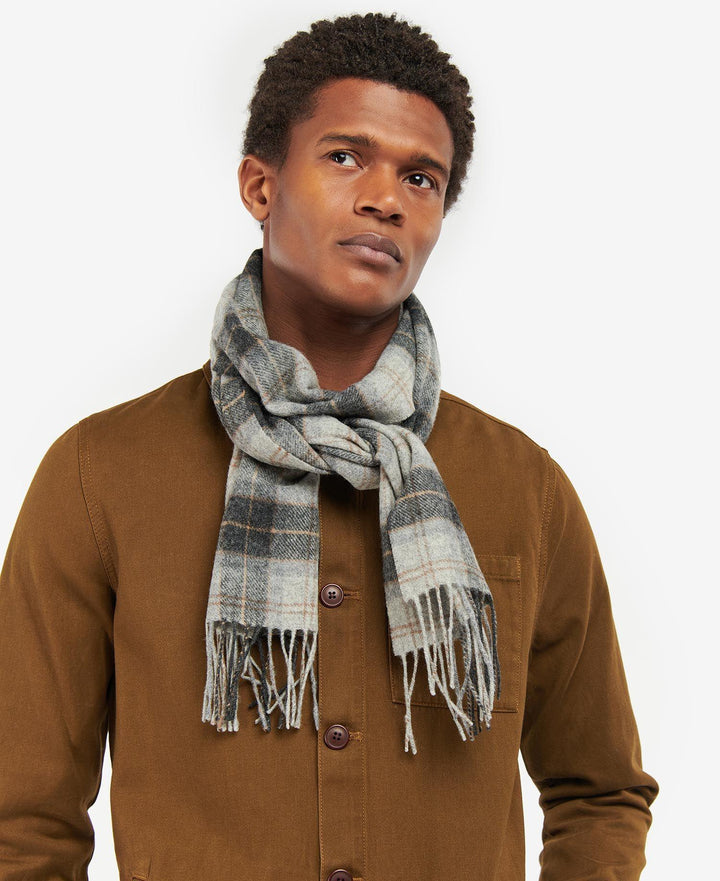 BARBOUR TARTAN LAMBSWOOL SCARF
