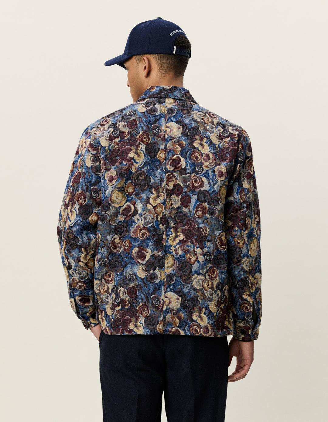 FLOWER JACQUARD OVERSHIRT