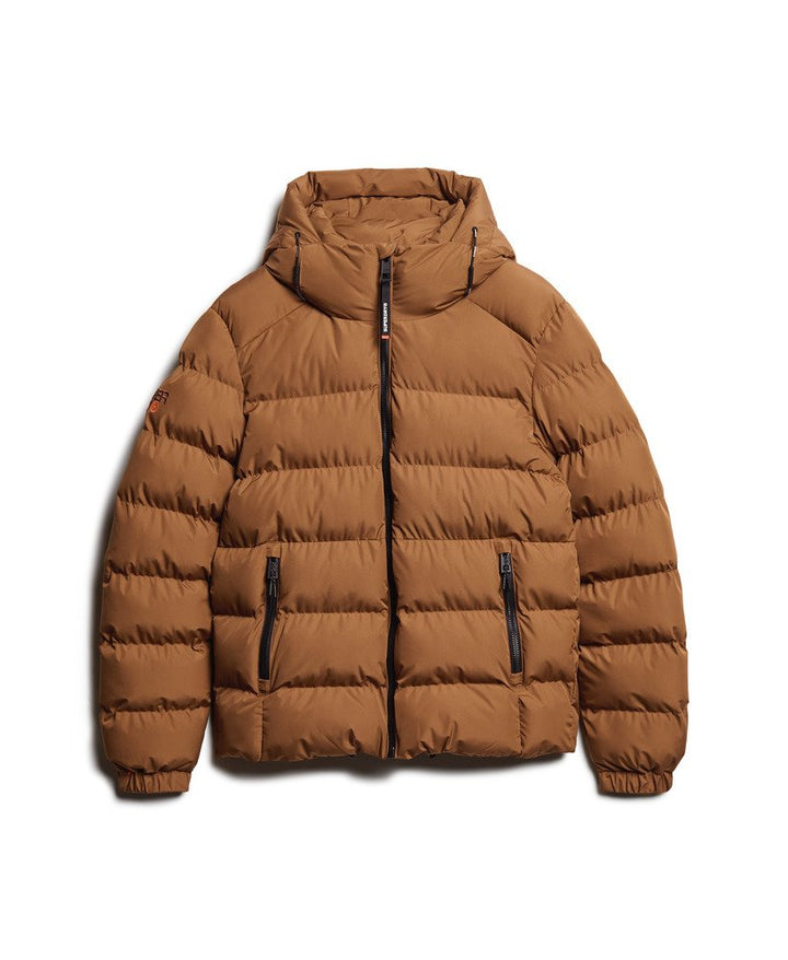 HOODED SPORTS PUFFER JACKETS