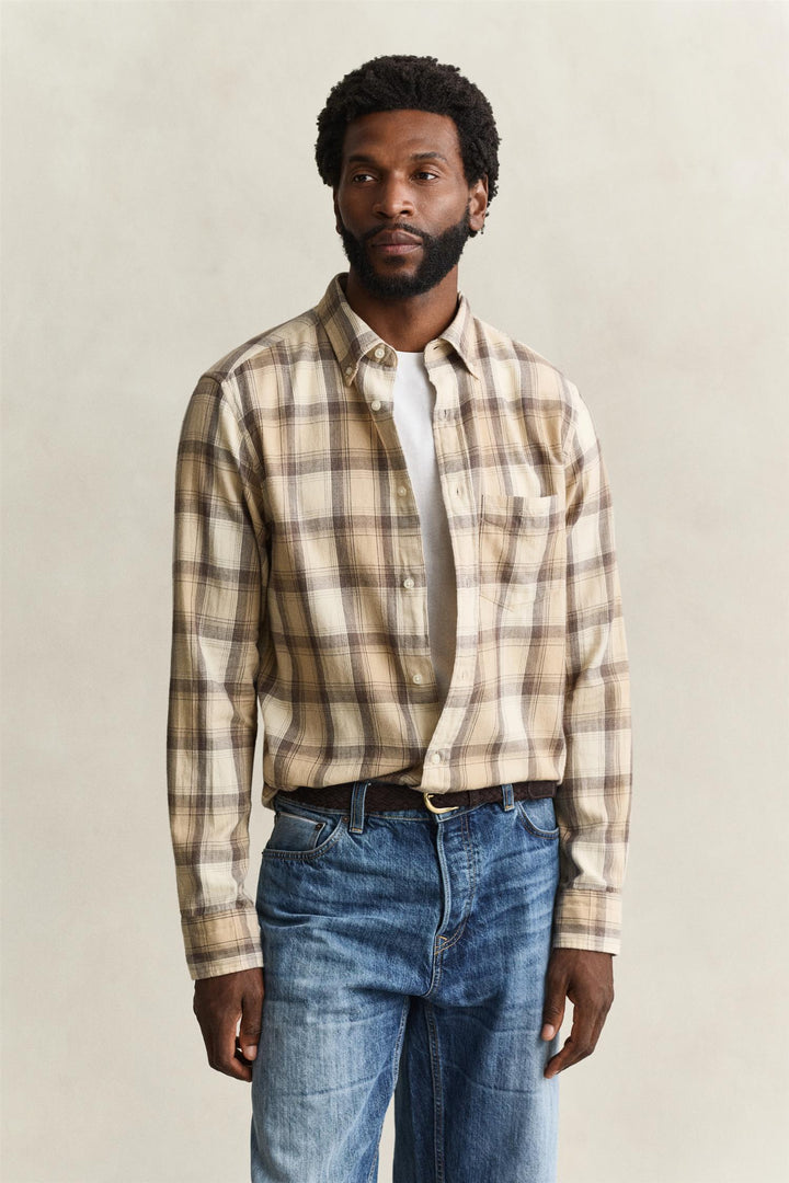 REG WINNDBLOWN FLANNEL CHECK SHIRT