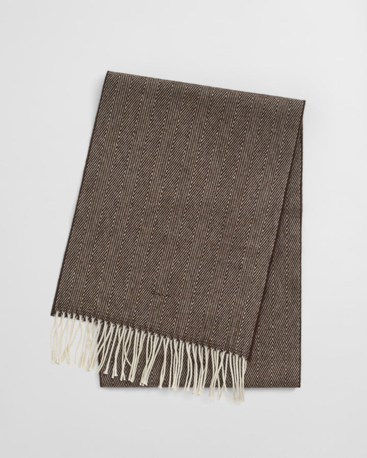 WOOL HARRINGBONE SCARF