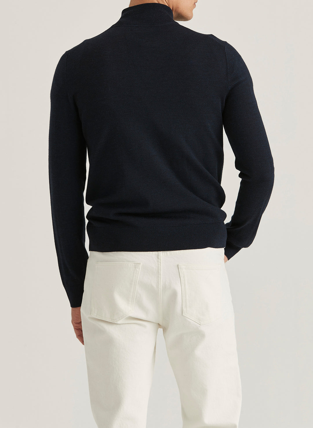 MERINO ZIP CARDIGAN