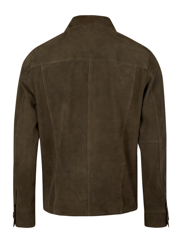 OVERSHIRT GOAT SUEDE