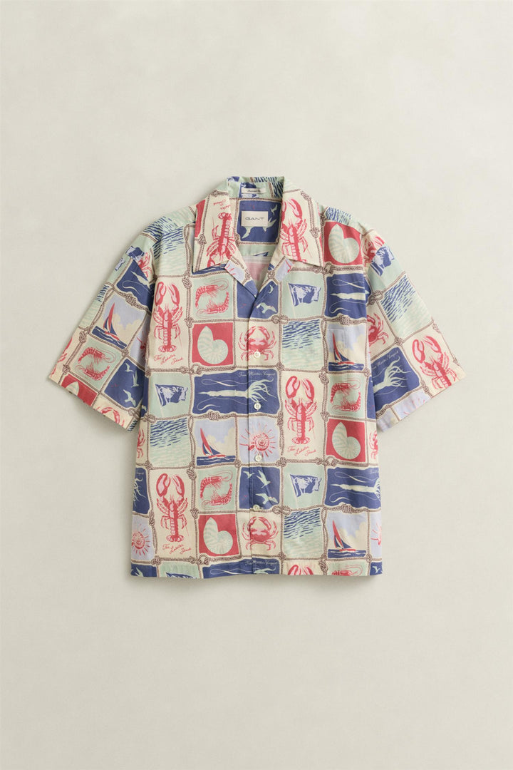 NAUTICAL PRINT SS SHIRT