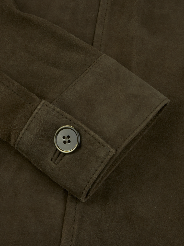 OVERSHIRT GOAT SUEDE