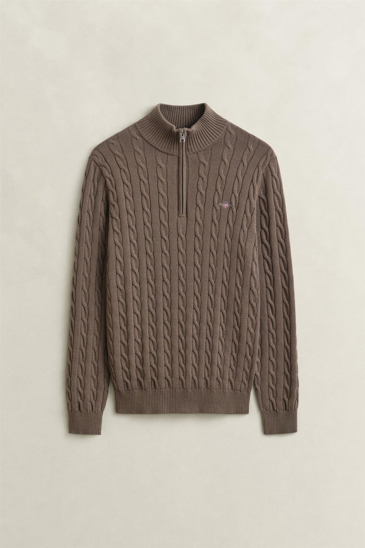 COTTON CABLE HALV ZIP