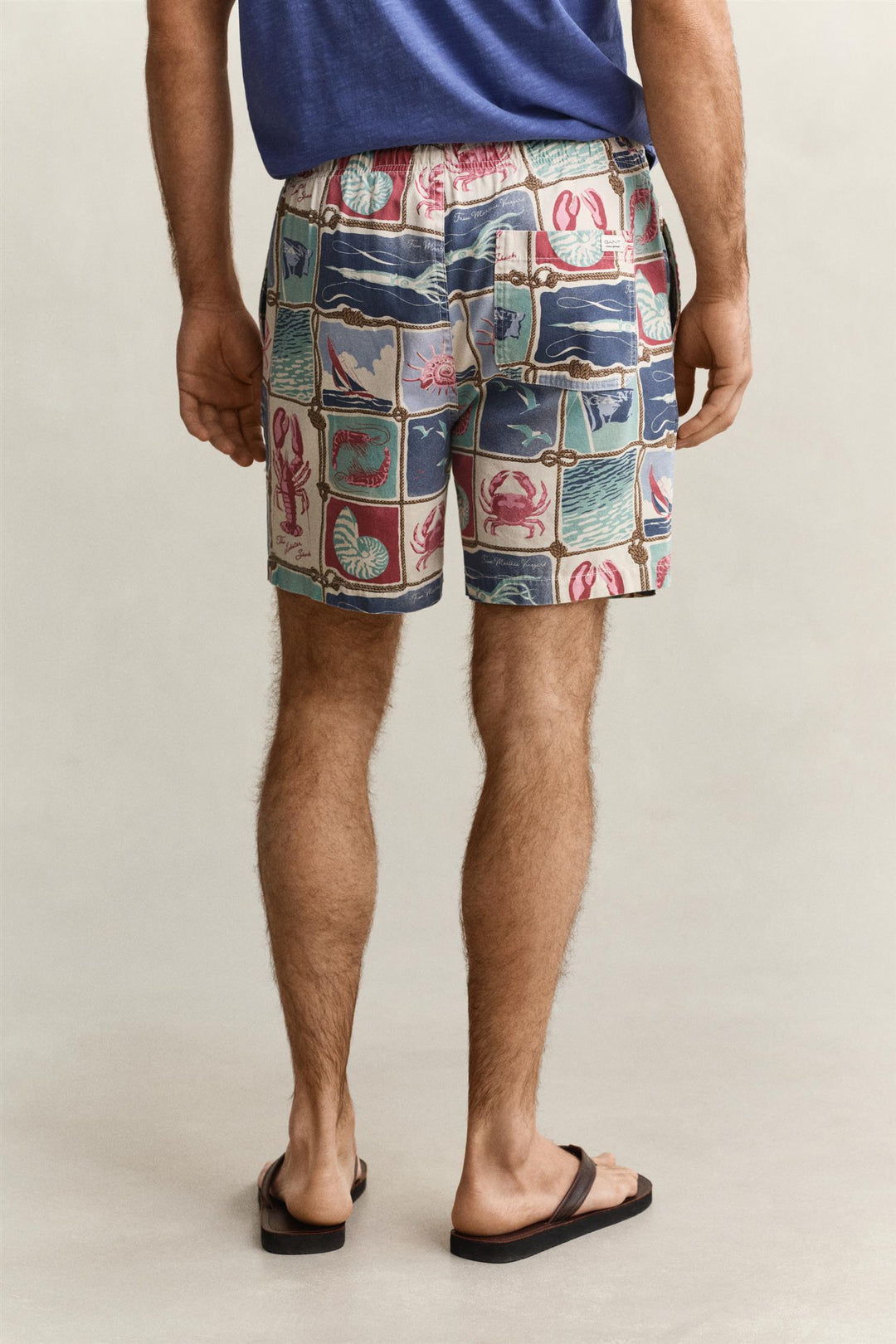 REG NAUTICAL PRINT DS SHORTS