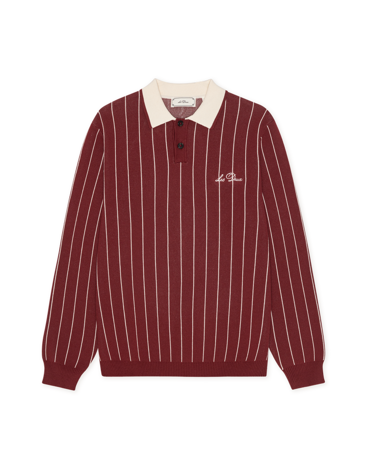 SIGNATURE KNITTED LS POLO