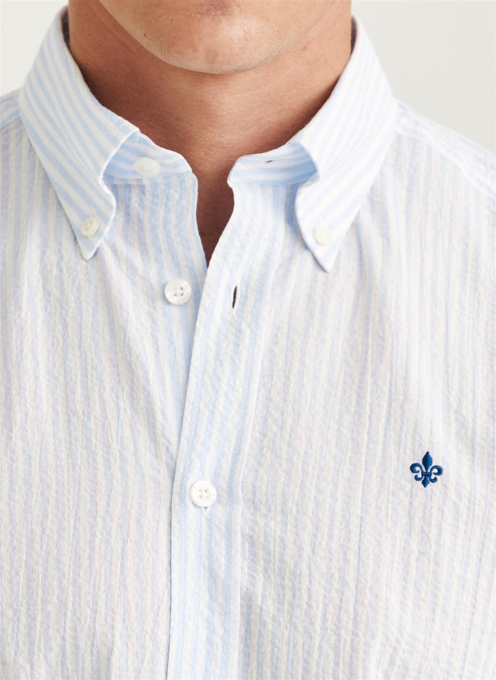 MORRIS SEERSUCKER SHIRT-SLIM
