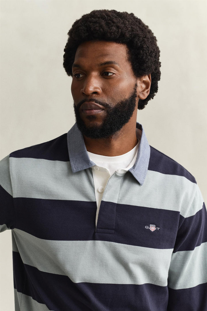 REG CHAMBRAY STRIPE HEAVY RUGGER