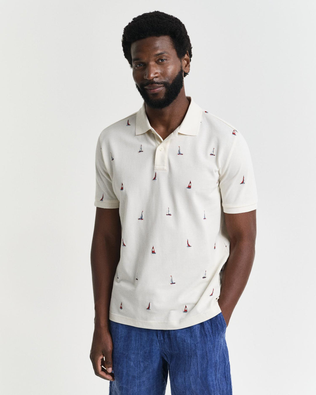 EMBROIDERED GRAPHIC POLO