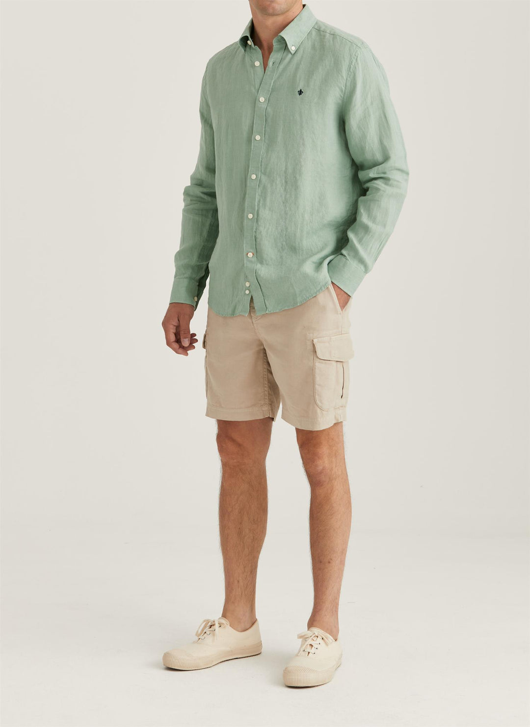 DOUGLAS LINEN SHIRT-CLASSIC FIT