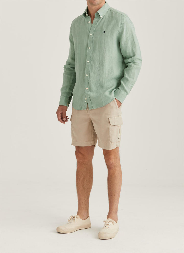 DOUGLAS LINEN SHIRT-CLASSIC FIT