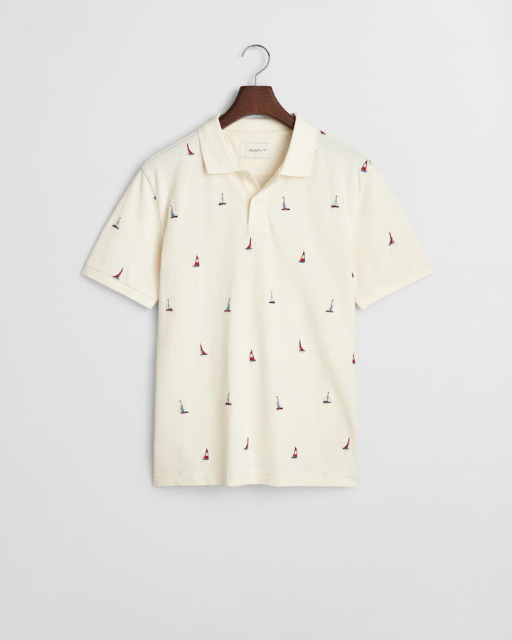 EMBROIDERED GRAPHIC POLO