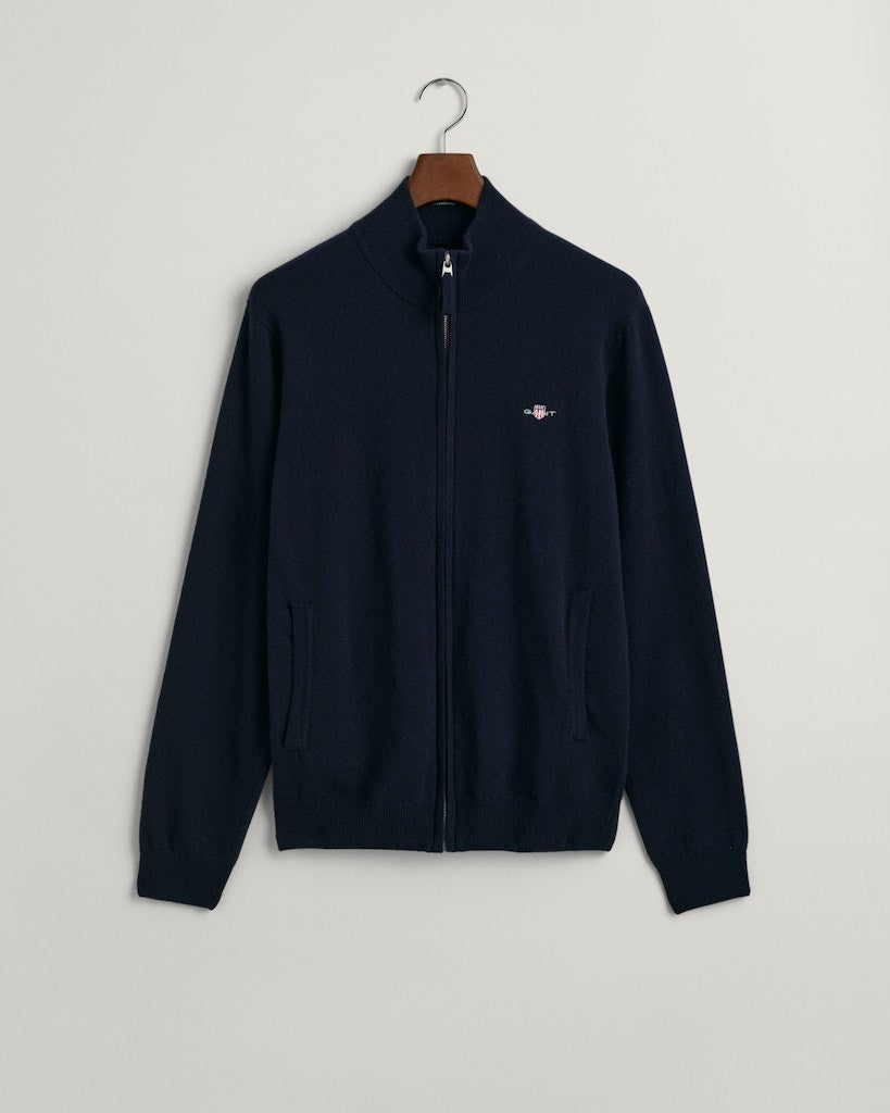 SUPERFINE LAMBWOOL ZIP CARD
