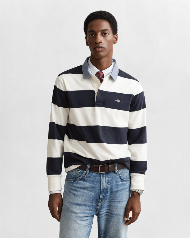 REG CHAMBRAY STRIPE HEAVY RUGGER