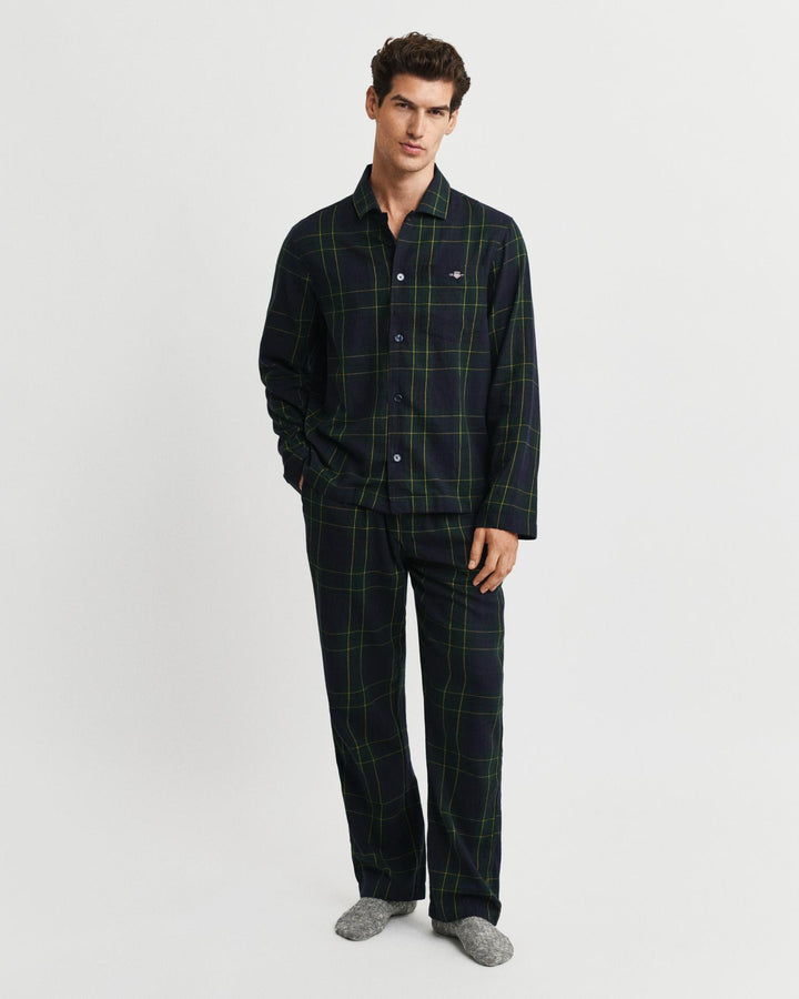 Flannel Check Pajama Set Gift Box