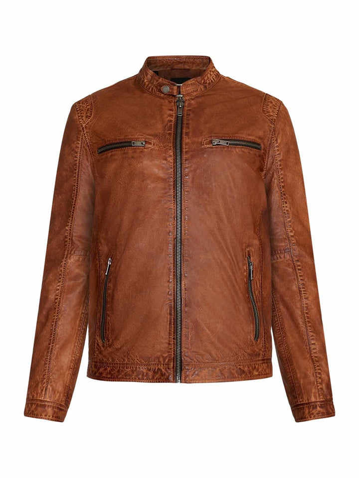 WILL JACKET DARK COGNAC