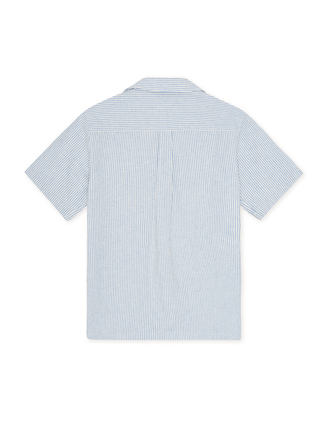 LUKE STRIPE COTTON LINEN SS SHIRT