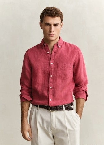 REG GANT DYED LIEN SHIRT