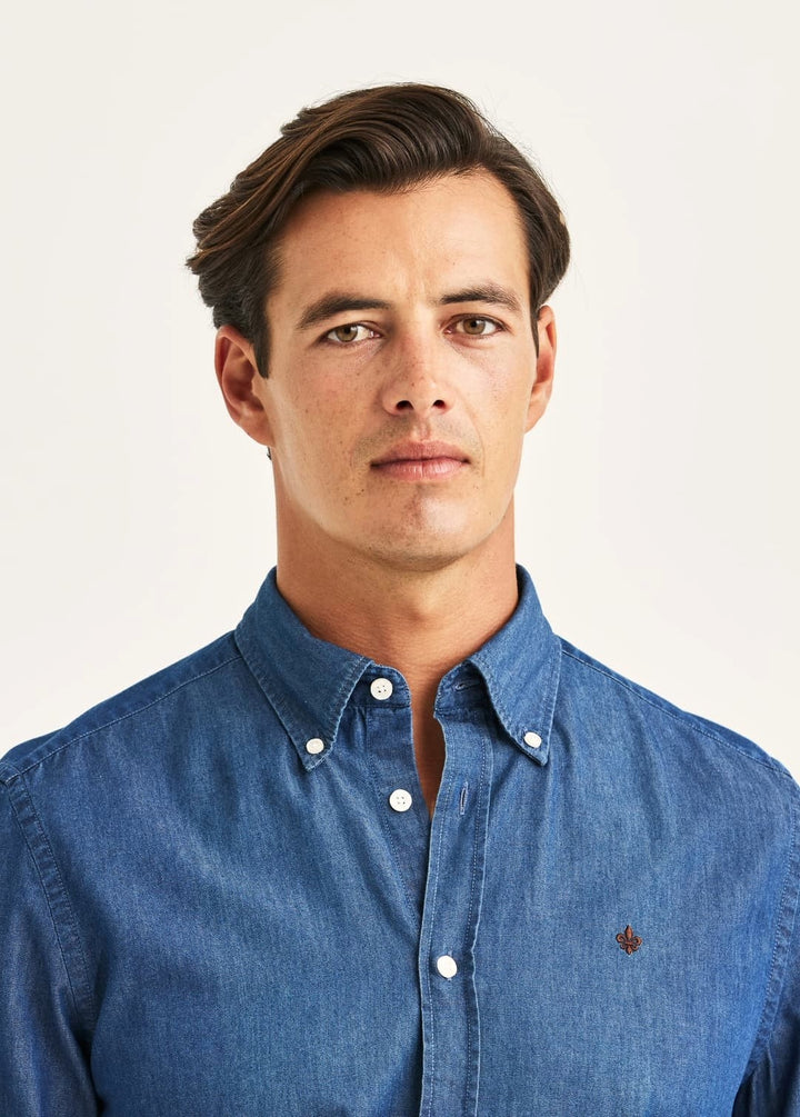 LIGHT DENIM SHIRT-SLIM FIT